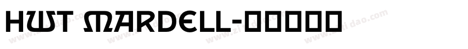 HWT Mardell字体转换